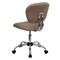 Emma and Oliver Mid-Back Mesh Padded Swivel Task Office Chair with Chrome Base